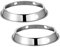Mikinona 2Pezzi Anello Fissaggio per Wok Inossidabile per Gas Stabile e Resistente Facile da Installare Accessorio