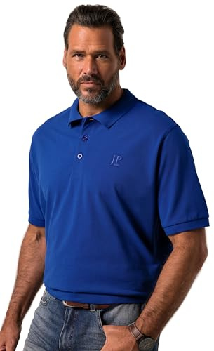 JP 1880 Herren große Größen Übergrößen Menswear L-8XL bis 8XL, T-Shirt, Poloshir, JP1880-Brustdruck, Bauchshirt, Piqué, Kobaltblau 8XL 712617755-8XL