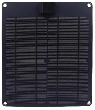 Sorandy 30W IP67 Monocrystalline Solar Panel Battery Charger, USB Trickle Charge Controller for Car Boat RV, Dust Proof Solar Device