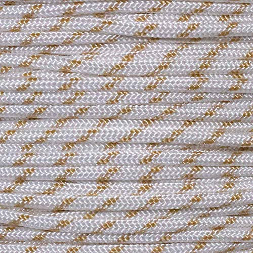 West Coast Paracord Taktisches Paracord-Seil, 5 Stränge, Nylonkern, Zugfestigkeit, 2,38 mm, Klondike, 25 Feet