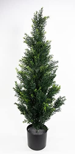 Zeder/Konifere Natura 90cm LA künstliche Pflanzen Kunstpflanzen Kunstbaum Thuja Zypresse