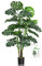 Aveyas Piante artificiali di Monstera Deliciosa, alte 137 cm, 1,4 m, finto formaggio svizzero, in seta tropicale, con vaso, per interni ed esterni, ufficio, casa, soggiorno, decorazione per la casa