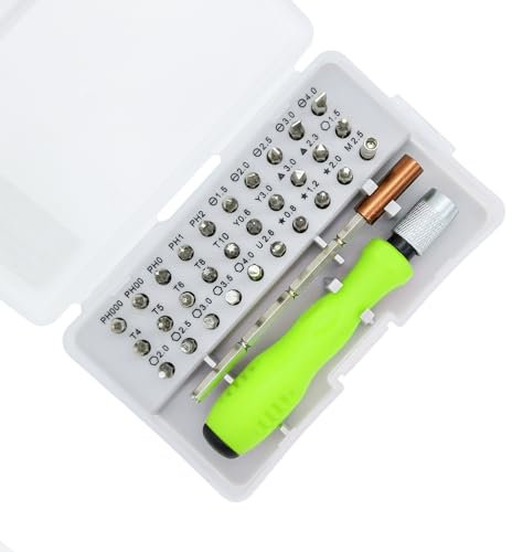 Juego de Destornilladores de Precisión,32-in-1 Juego de Reparación con Destornilladores Torx y llaves Allen para Smartphone PC Xbox Cámara Reloj Tablet PC Gafas Portátil Laptop