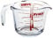 Pyrex Lot de 2 pichets gradués classiques en verre haute résistance à la chaleur Transparent 0,25 l