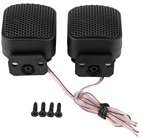 EVGATSAUTO Universal 12V DC Kunststoffpaar Super Power Loud Square Car Audio Lautsprecher Hochtöner