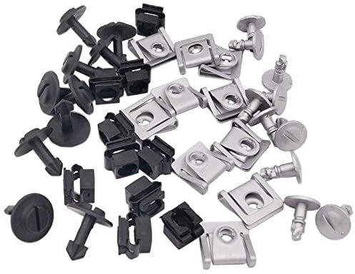 10er Set YOU.S Original Unterboden Motorschutz Befestigung Clips - 8D0805121