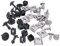 10er Set YOU.S Original Unterboden Motorschutz Befestigung Clips - 8D0805121