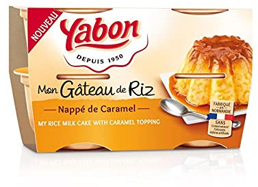 YABON - Gâteau Riz Caramel 600G - Lot De 4 - Offre Special