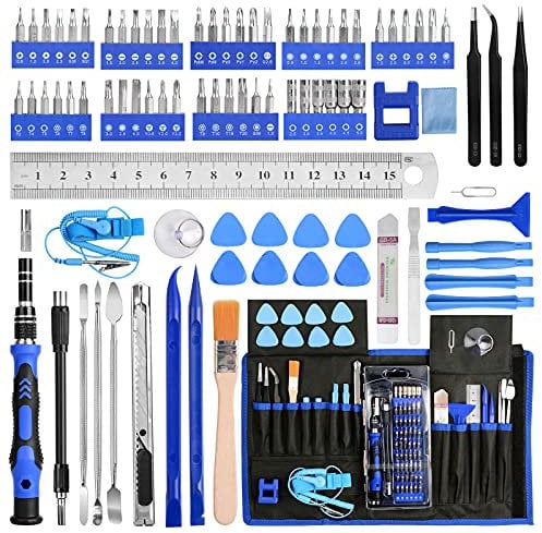 Set Cacciaviti Precisione, YOVOCA 90 in1 Kit Cacciavite di Riparazione Professionali Magnetico con Magnetizzatore per Orologio, Occhiali, iPhone, iPad, Smartphone, PC, Laptop, Tablet, Elettronica