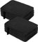 PHOGARY 10 Stück Mikrofaser-Waschhandschuhe, Flanell, weicher Waschhandschuh, Bad-Spa-Tuch, Wiederverwendbare Make-up-Entferner, Handschuhe, europäischer Stil, Waschlappen, 15,2 x 20,3 cm, Schwarz