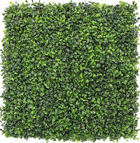 QIAOH JardíN Vertical Exterior Pared Verde 20PCS, Seto De Boj Artificial, Panel De Boj De Hiedra, Jardines Verticales Pared De La Planta De SimulacióN Adorno Pared Jardin