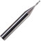 1mm x 3mm Flute x 1/4 Shank Solid Carbide Spiral 2 Flute Up Cut Router Bit for Wood, Hard Wood, PVC & Acrylic (1mm x 3mm Flute)