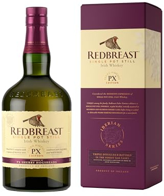 Redbreast Pedro Ximenez Edition Irish Whiskey, 46% ABV, 70cl with Giftbox | Includes Gift Box, Single Pot Still, Iberian Series, Pedro Ximenez Cask Maturation, Notes of Fruit, Spices & Toasted Nuts