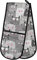 Double Oven Gloves Cute Cats Black Heat Resistant Pot Holder Oven Mitt Gloves for BBQ Cooking Baking Grilling Microwave