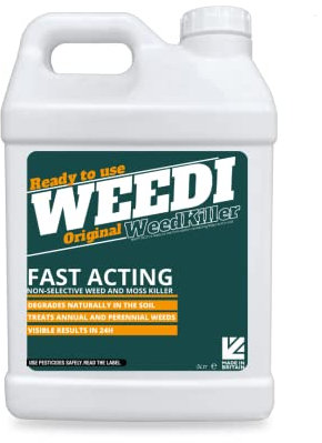 Bio Weed Killer - NO Glyphosate - Harmless To Children & Pets Once Dry - Biodegradable | Artificial Grass | Gardening |From Horticulture Organic Farming Company | Pet Owners 1st Choice Weedkiller 5L