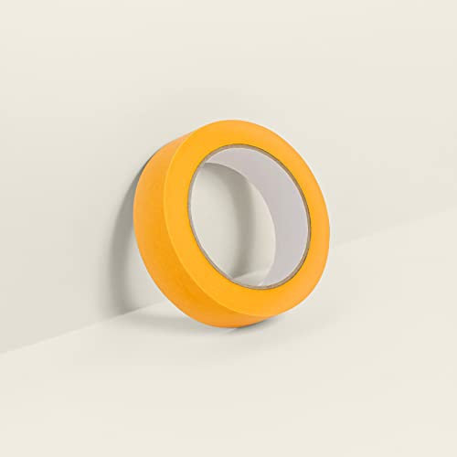 Parador Malerzubehör Abklebeband Kreppband 50 m - Hochwertiges Washi Tape Goldband aus Papier - Malerbedarf zum Anstreichen Abdeckband scharfe Kanten Wandfarbe umweltfreundlich
