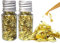 XIXKOLYU 2 Flaschen Goldfolie Goldflocken Blattgold für Crafts Dessert Sprinkles Kuchen Dekoration Kuchen Nägel und Schmuck Machen Gold 5,4 g
