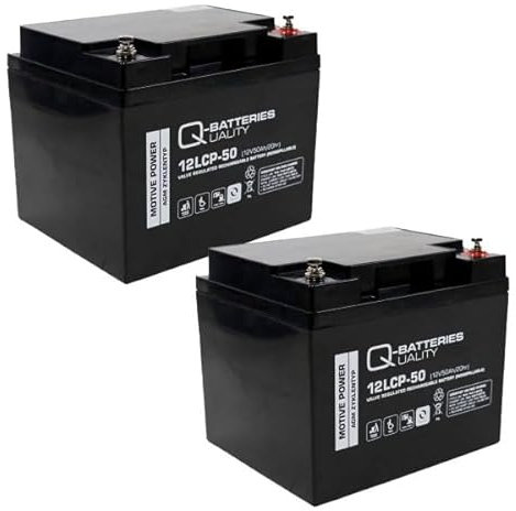 Ersatzakku für Invacare Spectra Comfort, Plus Rollstuhl 24V 2 x 12V 50Ah