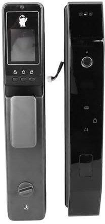 Smart Door Lock, 3D Face Recognition Password Keys Fingerprint Door Lock Aluminum Alloy Stainless Steel Anti Theft Keyless Entry Door Locks for Homes Apartments