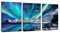 MHARTK66 Tableau Decoration Murale Salon Moderne Aurora Borealis Norvège Impression Sur Toile, Decoration Murale Chambre Salle de Bain Cuisine Bureau