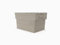 HomeHQ 70L Attached Lid Container, Plastic Box with Lid, Plastic Storage Box Container Crate Tote, Attached Lid Box (600x400x365mm) (GREY)