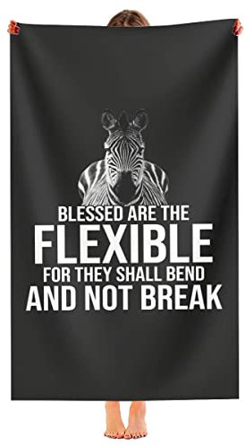 690 Essuie Syndromes De Zèbre-Ehlers-Danlos Drap De Plage Microfibre Bath Sheet Respirabilité Gant De Toilette pour Douche Hommes Femmes 80X130Cm