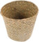 HOLIDYOYO Pequeña Papelera De Mimbre Cesta De La Basura Trenzada Contenedor De La Basura Cesta De La Ropa Cesta De La Ropa Macetas De Flores Puerta