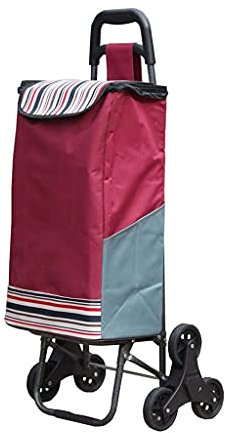 Carrello Carrello della Spesa Carrello della Spesa Pieghevole Carrello della Spesa per Salire le Scale con Tre Ruote Silenziose e Borsa in Tela Rimovibile Carrello della Spesa 19.715.736.2 Pollici Ca