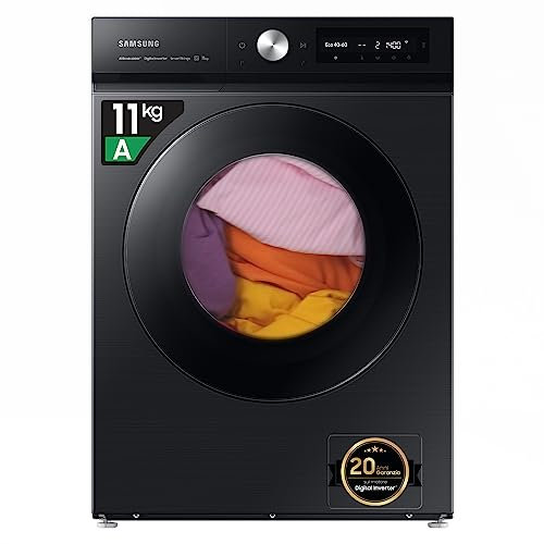 Samsung Lavatrice BESPOKE AI™ con Ecodosatore, WW11BB744DGB Libera installazione, 11 Kg, 1400 RPM, Classe A, Wifi, Vapore, Carica Frontale, 60l x 85h x 60p cm (Ricondizionato)