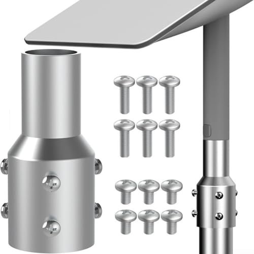 HEBEOT Rohradapter Aluminium Rohr Adapter Kit V2 Halterung Signalhalterung für Starlink Rohradapter 150 x 100 x 100 mm