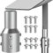 HEBEOT Rohradapter Aluminium Rohr Adapter Kit V2 Halterung Signalhalterung für Starlink Rohradapter 150 x 100 x 100 mm