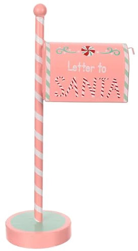 Cassetta Posta Rosa Babbo Natale Dolci 45x25x12 cm