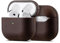 Maogoam Custodia in vera pelle per AirPods 4° generazione, realizzata a mano, completamente confezionata, stile Indiana-Jones, marrone scuro