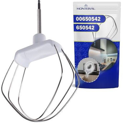 MONTERAL Stand Mixer Whisk with the Original Code 00650542 650542 for Bosch for Siemens Food Processor - Warranty 10 Years