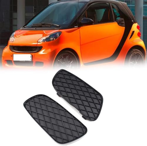 Griglia Centrale Paraurti Anteriore per Smart Fortwo 451 2008 2009 2010 2011 2012, ABS Calandra Griglia Centrale Auto, Auto Radiatori Griglie Anteriori Protezione Copertura