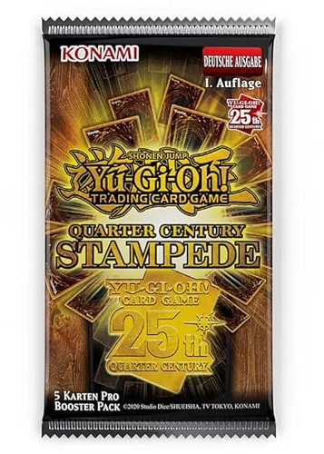 Quarter Century Stampede Booster Pack (5 Karten) - RA04 - Yugioh - Deutsch - OVP - 1. Auflage - mit RC-Fieldcenter