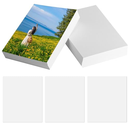 70 Blatt Fotopapier, 200g/m² Foto Papier a4 Hochglänzend (weiß) | Papier 200g weiß a4, Fotopapier, Glossy Photo Paper Photopapier A4 für Tintenstrahldrucker
