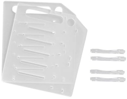 NOLITOY 6-Layer 3.5 Inch Hard Drive Storage Rack Tray Mounting Bracket for External HDD Organisation and Data Storage