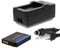 Nahas-Shop Akku + Ladegerät für Nikon CoolPix AW100 AW110 AW120 AW130 P300 P310 P330 P340 S31 S70 Li-ion ACCU