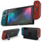 Ultradünne Schutzhülle & Schutzfolie für Nintendo Switch & Joy-Con -Controller, schwarz-transparent (87248 Thin Case (Smoke) Switch)