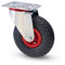 Luft Lenkrolle ø 260mm Transportrollen, rollengelagert, mit Platte