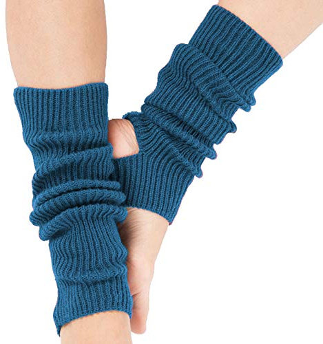 Ecroon Damen Mädchen Ballettstulpen mit Fersenloch Beinwärmer Ballett Yoga Stulpen Legwarmer Beinstulpen ca. Stützstrümpfe