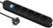 Electraline 30922 Professionelle Steckdosenleiste mit 2 Magneten zur Befestigung, 5 Steckdosen 16 A, Kabel 3 m, H05VV-F 3G1,5 mm², Schwarz