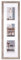 walther design Bilderrahmen nussbaum 3X 10x15 cm Galerie mit Passepartout, Fiorito Holzrahmen EF315VN