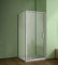 Acezanble Duschkabine 80x80cm Duschabtrennung Eckeinstieg Duschtür Dusche mit 5mm ESG Sicherheitsklarglas H185cm