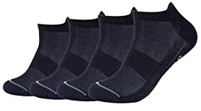 Camano Unisex Online Sport Sneaker 4er Pack Socken, Navy, 43/46