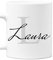 Colorfamily Tazza Mug PERSONALIZZABILE con Iniziale e Nome - Lettera L - in ceramica