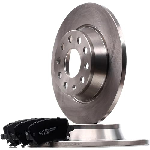 STARK Bremsen Set Hinten 282mm Bremsscheiben und Beläge Komplett Kompatibel mit VW Golf 5 Schrägheck 1K1 TOURAN 1T1, 1T2 TIGUAN 5N Passat Variant 3C5 Passat Variant 365