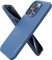 Smartish iPhone 15 Pro Slim Case - Gripmunk Compatible with MagSafe [Lightweight + Protective] Thin Grip Magnetic Cover with Microfiber Lining - Blues on The Green