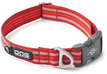 DOG Copenhagen Urban Style Halsband, Classic Red, S